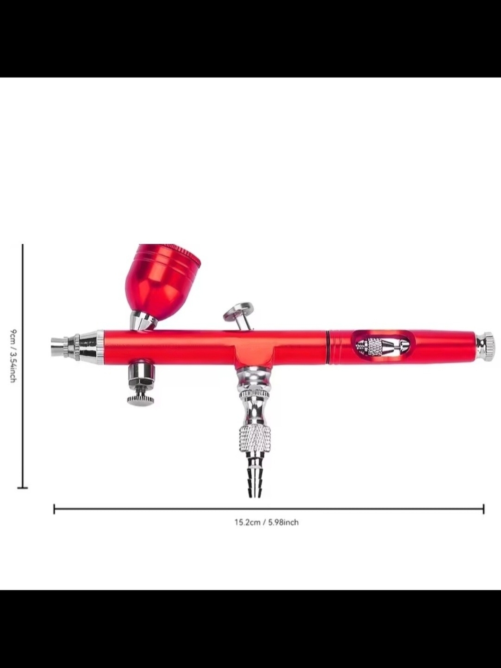 Red Dual-Action Airbrush Tool - Home Party Supplies